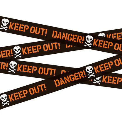 Halloween Caution Tape Decoration Safety Signs Halloween Tape Halloween Danger Tape Crime Scene Tape Warning Tape Halloween