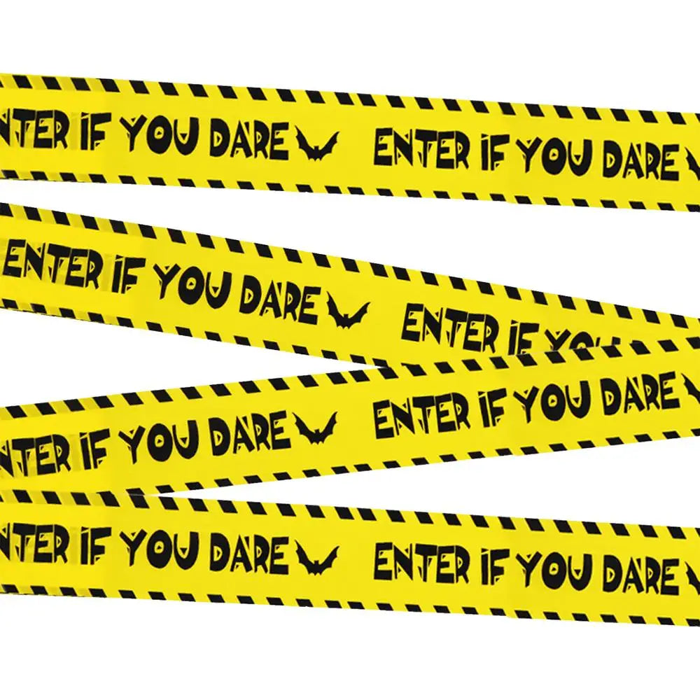 Caution Tape Halloween Decor Safety Signs Halloween Tape Halloween Danger Tape Crime Scene Tape Warning Tape Halloween