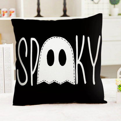 Halloween Decorations, Fall Decorations for Home Halloween Linen Print Throw Pillow Home Sofa Throw Pillow Cover Pattern Throw Pillow Cover Clearance